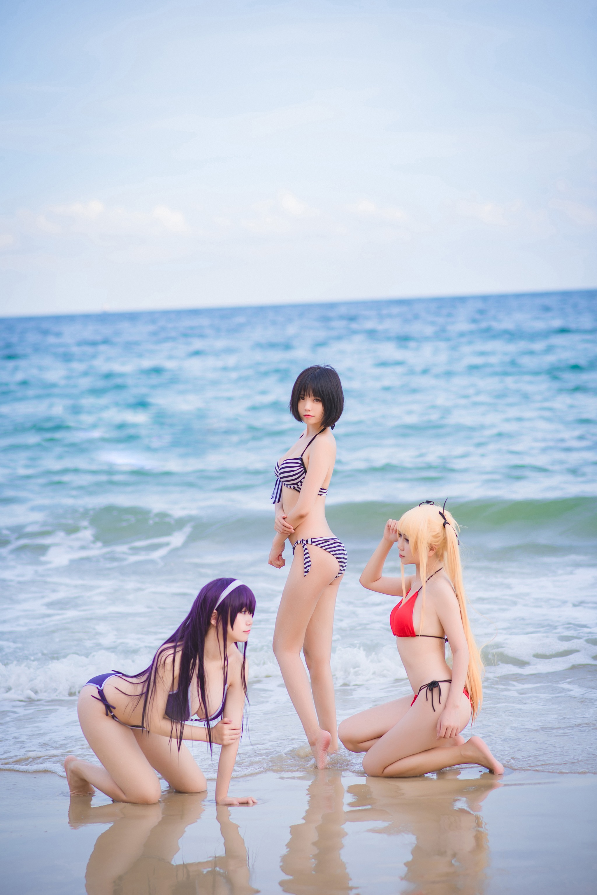 图片[1]-白金Saki – NO.020 小野妹子wYoko宅夏前羽-四人彼女[176P]-XikXak